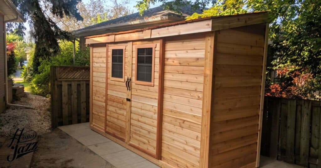 Best Barns Pinewood Wood Storage Shed Kit