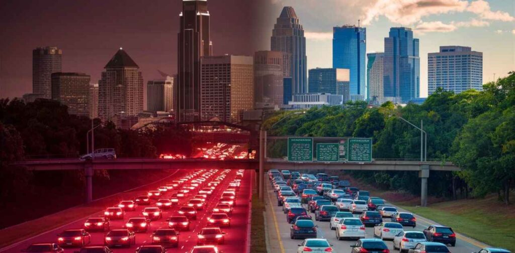 Commute and Transportation: Navigating Dallas vs. Houston Traffic