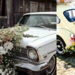 Rustic Car Floral Centerpiece: Transforming Your Wedding Transportation into a Romantic Masterpiece